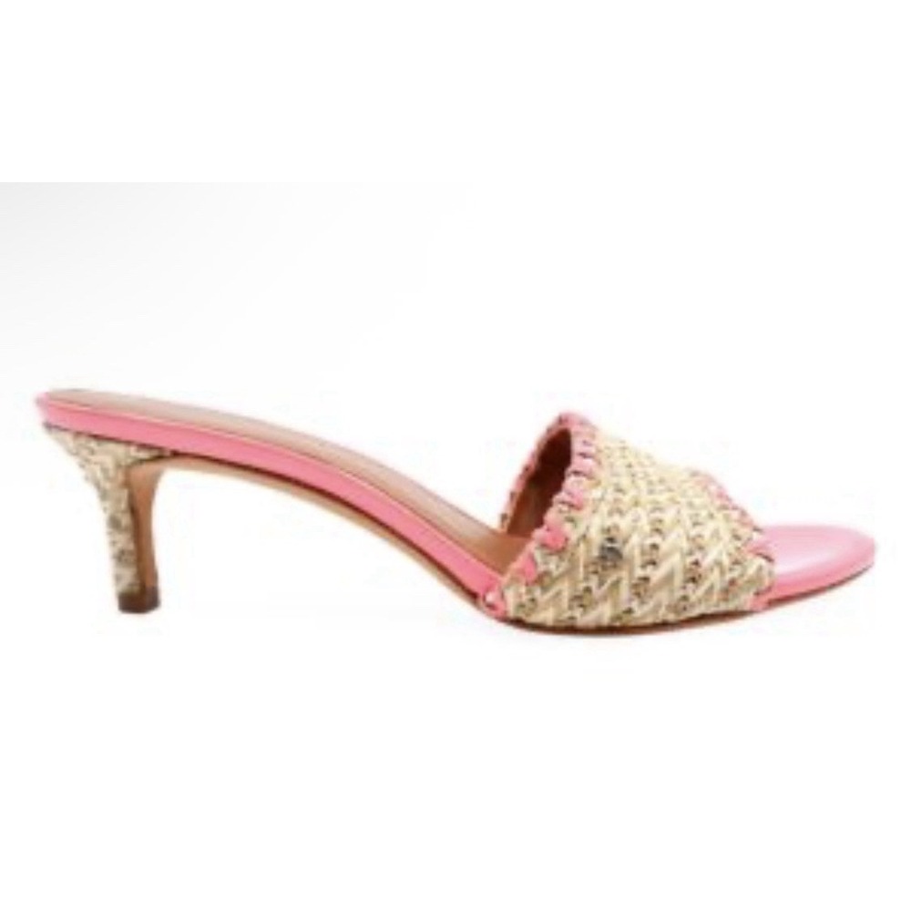 KATE SPADE NEW‎ YORK Raffia Heeled Sandals Size 9.5